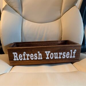 Amazon Brown Wooden Bathroom Organizer Tray